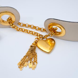 Cinturon Moschino blanco 90s - Imagen 7