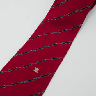 Corbata granate Celine - Imagen 4