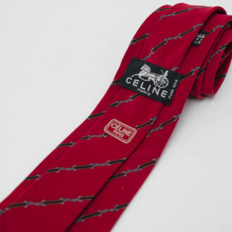 Corbata granate Celine - Imagen 2