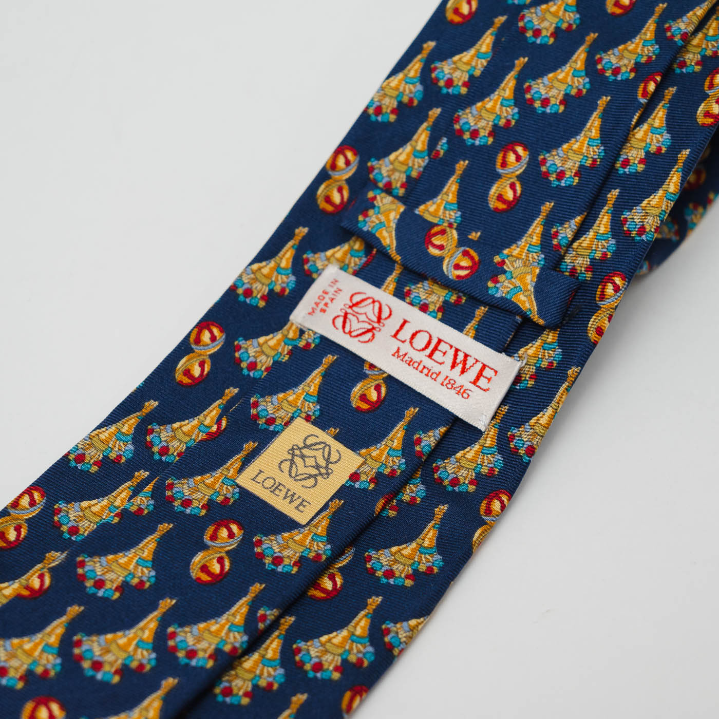 Corbata Loewe estampado El Vestidor Vintage - Moda primeras marcas segunda mano vintage