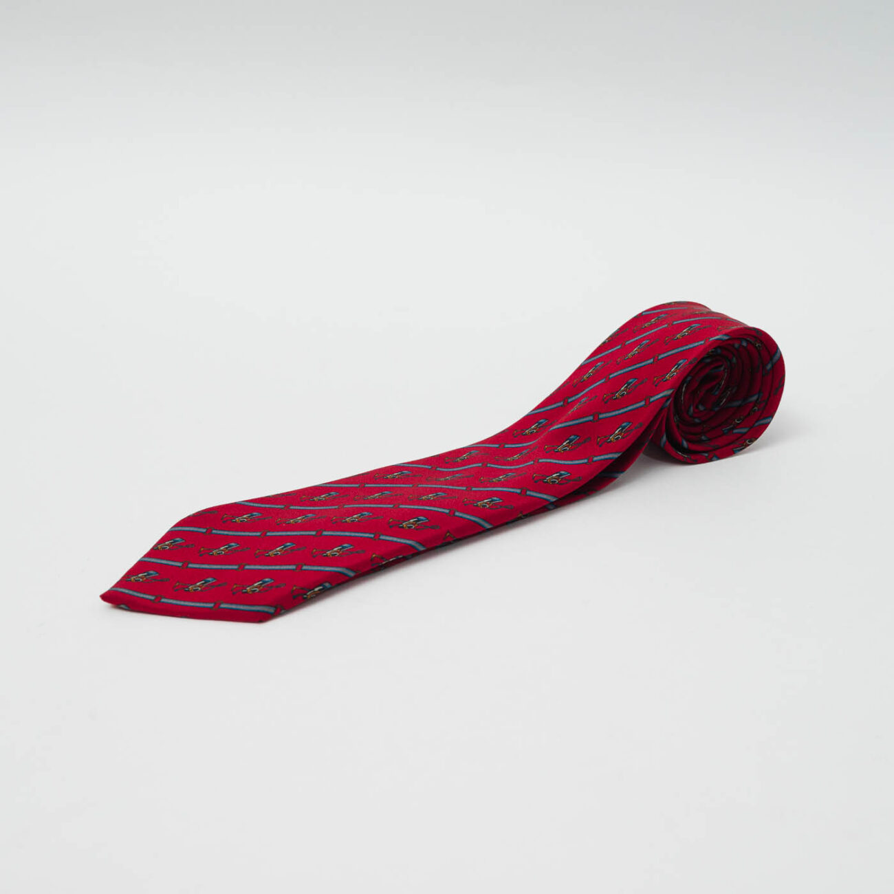 Corbata Celine estampado equitación