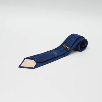 Corbata Celine marino estampada - Imagen 3