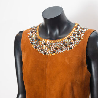 Vestido de ante Balenciaga - Imagen 2