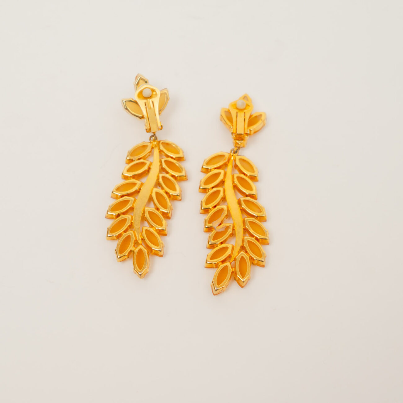 Pendientes hojas amarillas - Imagen 2