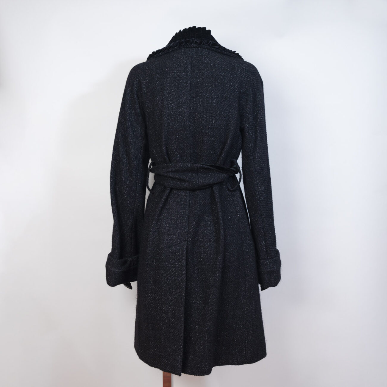 Abrigo negro Etro mujer - Imagen 5