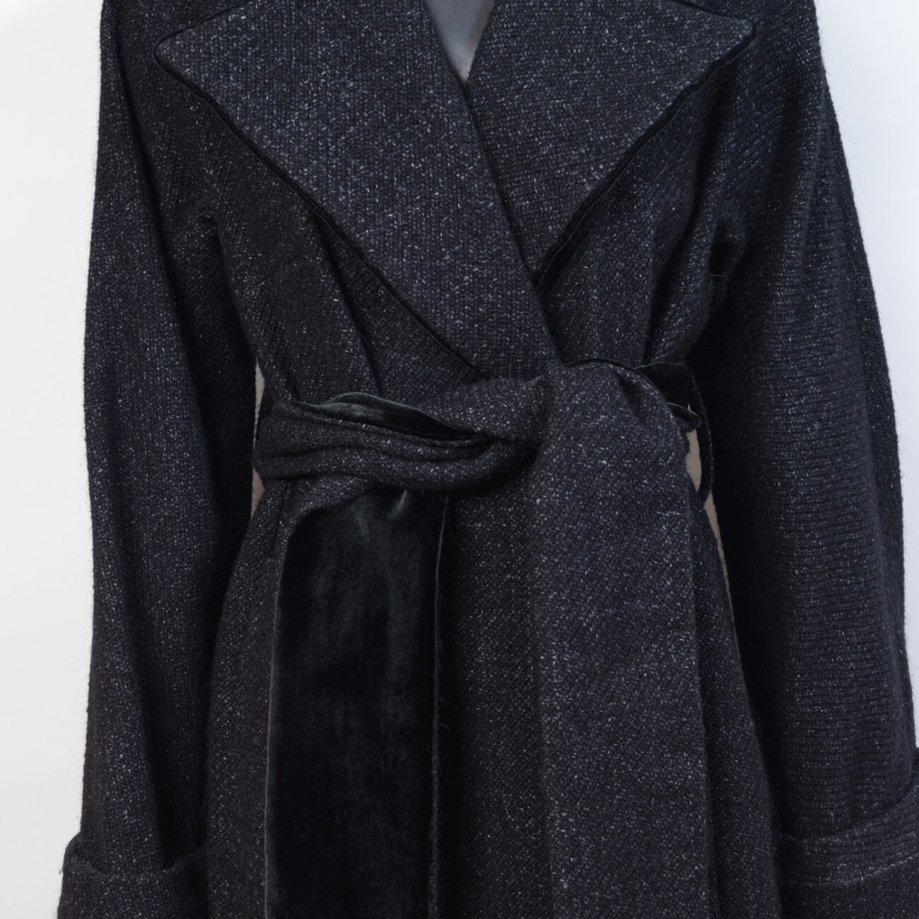 Abrigo negro Etro mujer - Imagen 2