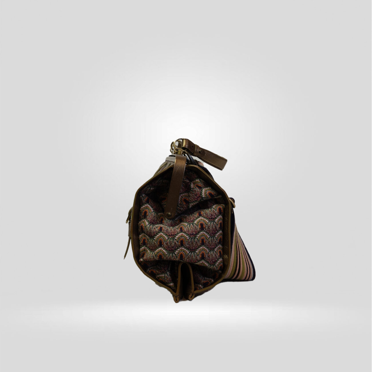 Bolso Missoni piel y tweed multicolor - Imagen 4