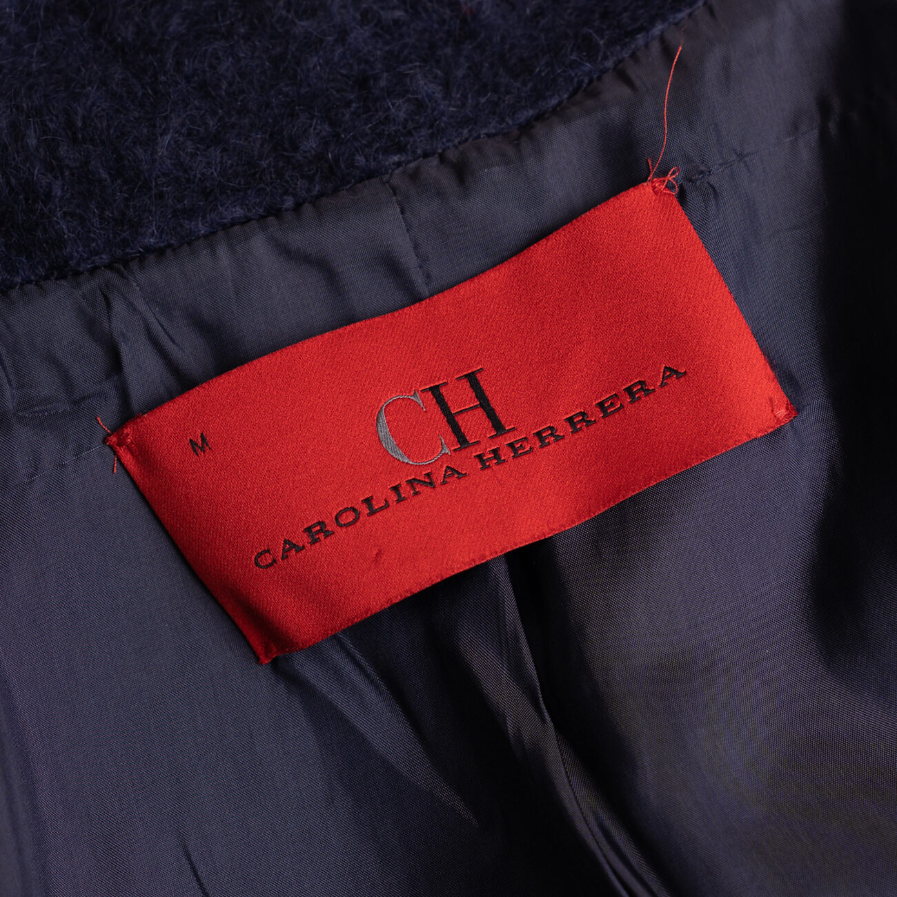 Carolina Herrera Abrigo Mohair azul - Imagen 7