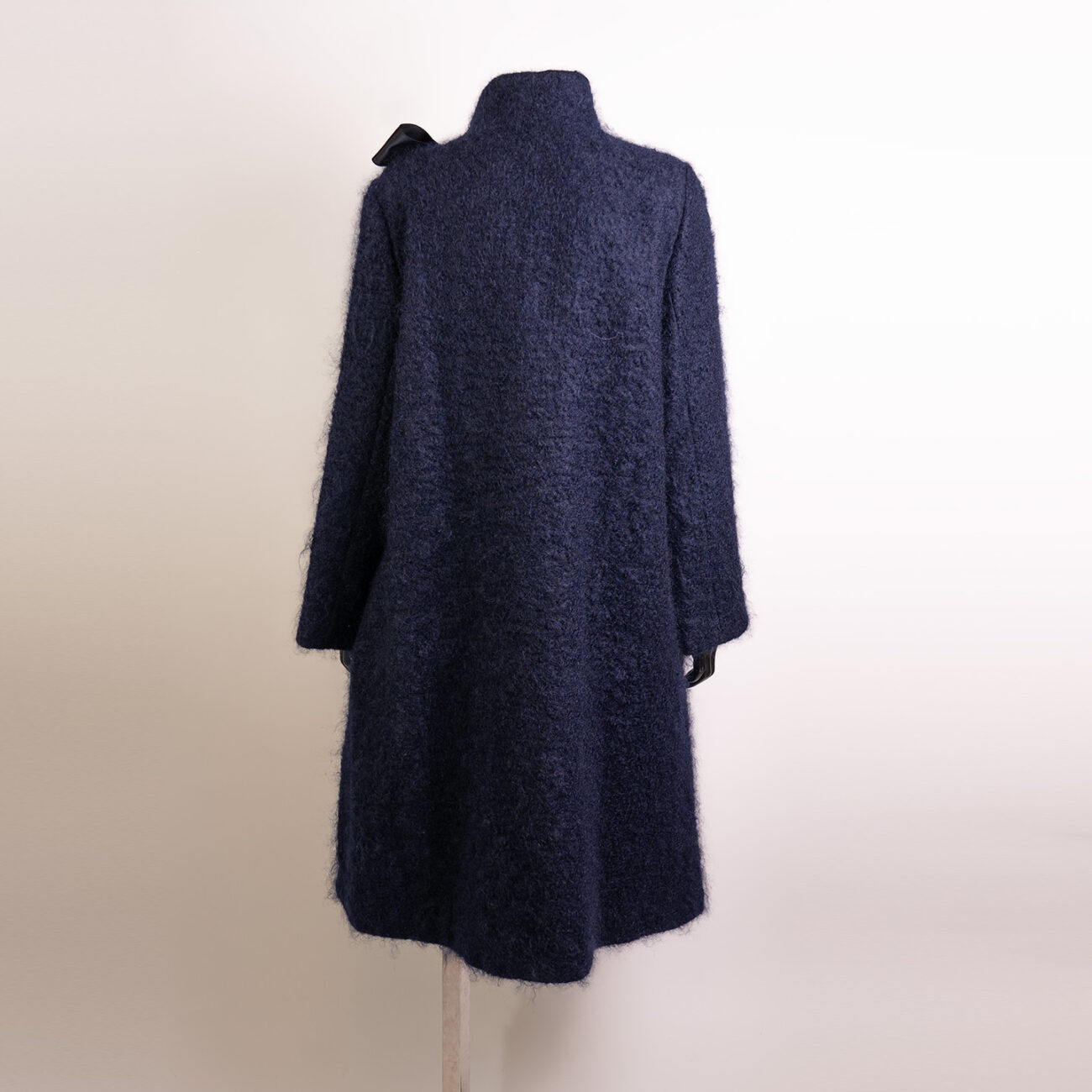 Carolina Herrera Abrigo Mohair azul - Imagen 2