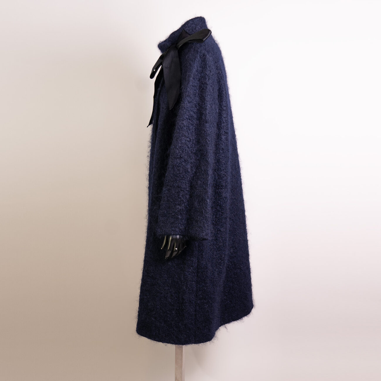 Carolina Herrera Abrigo Mohair azul - Imagen 3