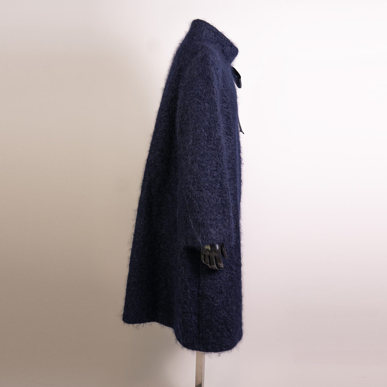 Carolina Herrera Abrigo Mohair azul - Imagen 4